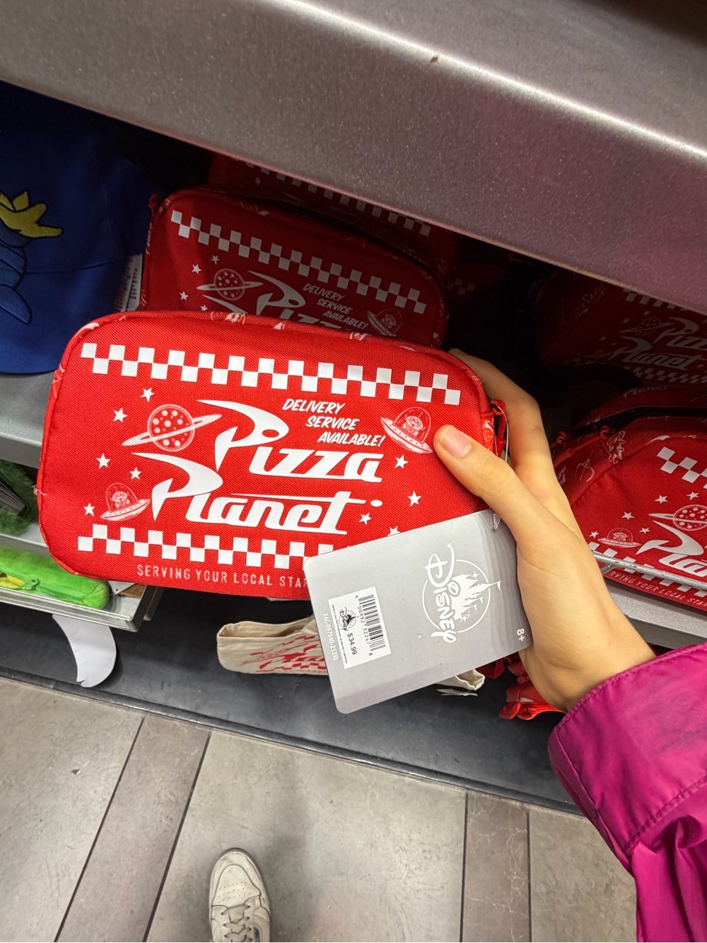 Disney Parks 2026 Pizza Planet crossbody bag fanny pack bag